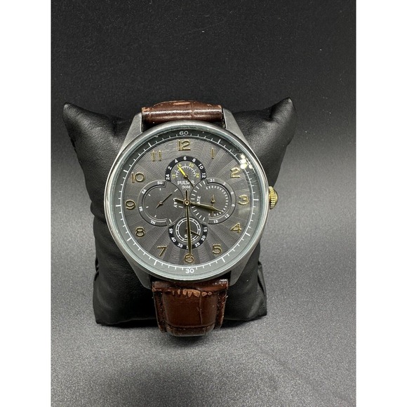 Pulsar by Seiko Men´s 42mm Black Dial Chronograph...